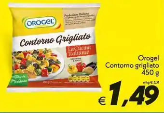 Iper Super Conveniente Orogel Contorno grigliato 450g offerta