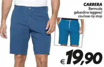 Iper Super Conveniente Carrera Bermuda gabardina leggera/coulisse rip stop offerta