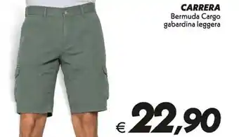 Iper Super Conveniente Carrera Bermuda Cargo gabardina leggera offerta