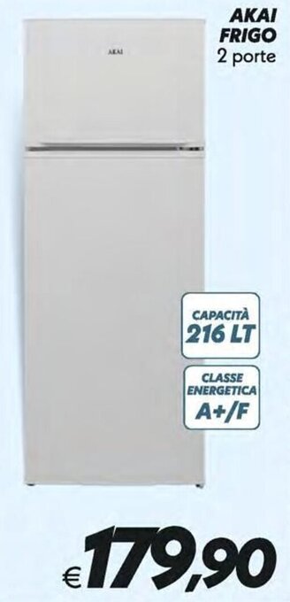 Iper Super Conveniente Akai Frigo 2 porte offerta
