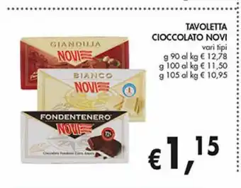 Tavoletta cioccolato novi