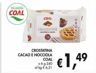 SuperCoal Crostatina cacao e nocciola coal offerta