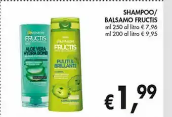 Shampoo/balsamo fructis