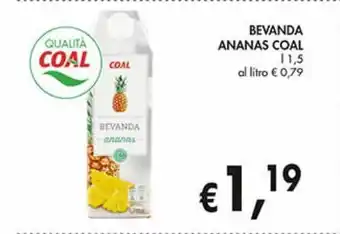 SuperCoal Bevanda ananas coal offerta