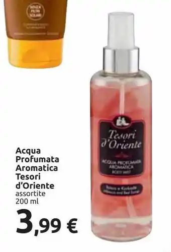 Carrefour Iper Acqua profumata aromatica tesori d'oriente offerta