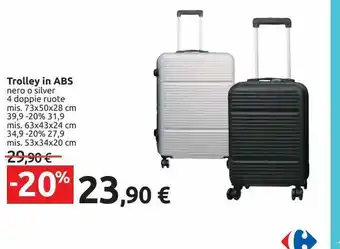 Carrefour Iper Trolley in abs offerta