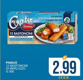 SeBón Supermercati 12 bastoncini di merluzzo findus offerta