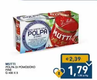 Polpa di pomodoro mutti