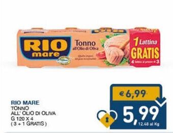 Tonno all'olio di oliva rio mare