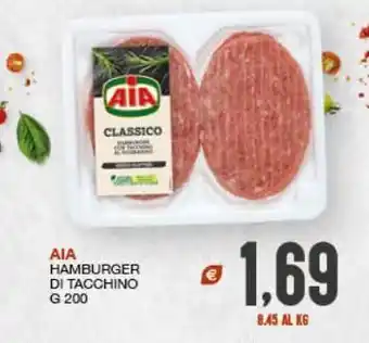 SeBón Supermercati Hamburger di tacchino aia offerta