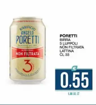 SeBón Supermercati Birra poretti offerta