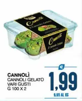 Cannoli gelato cannolì