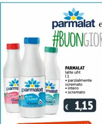 Parmalat latte parzialmente scremato intero / scremato