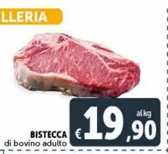 Bistecca di bovino adulto