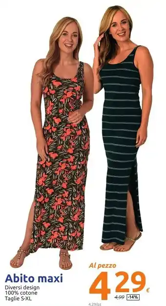 Action Abito maxi Taglie S-XL offerta