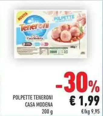 Conad Casa Modena Polpette Teneroni 200 g offerta