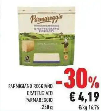 Conad Parmareggio Parmigiano Reggiano Grattugiato 250 g offerta