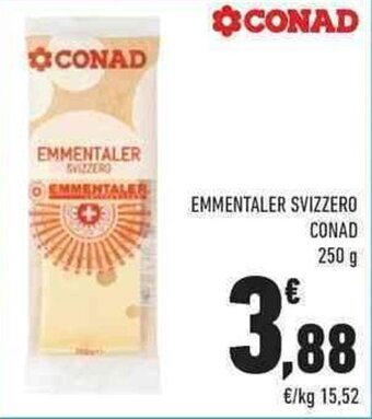 Conad Conad Emmentaler Svizzero 250 g offerta