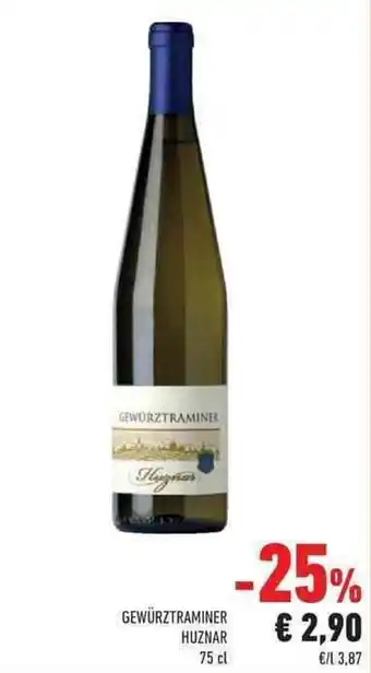 Conad Huznar Gewürztraminer 75 cl offerta
