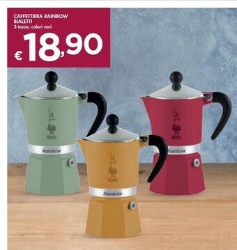 Caffettiera rainbow bialetti