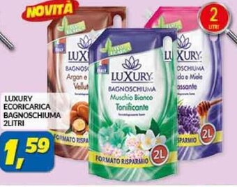 Risparmio Casa Luxury Ecoricarica Bagnoschiuma 2 Litri offerta