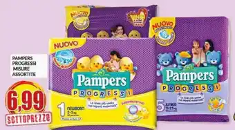 Risparmio Casa Pampers Progressi Misure Assortite offerta