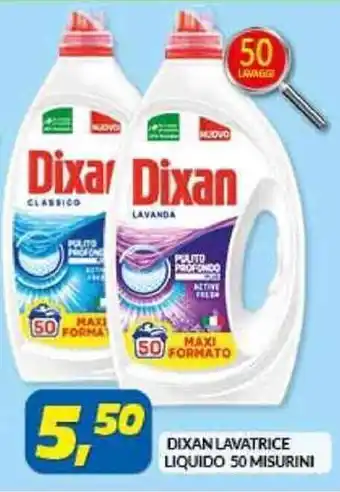 Risparmio Casa Dixan Lavatrice Liquido 50 misurini offerta