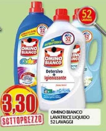 Risparmio Casa Omino Bianco Lavatrice Liquido 52 Lavaggi offerta