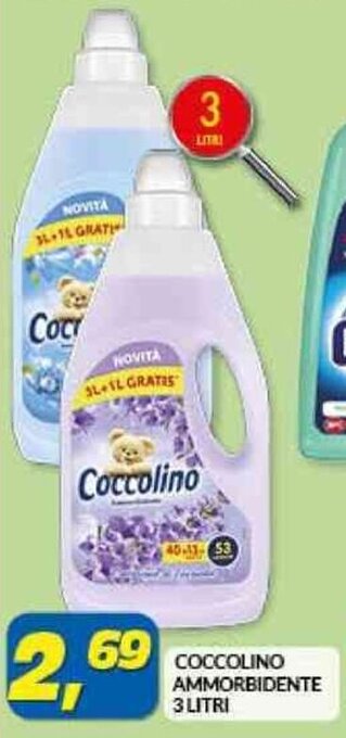 Risparmio Casa Coccolino Ammorbidente 3 Litri offerta