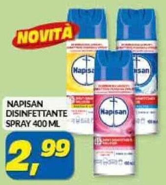 Risparmio Casa Napisan Disinfettante Spray 400 ml offerta