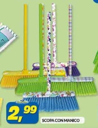 Risparmio Casa Scopa Con Manico offerta