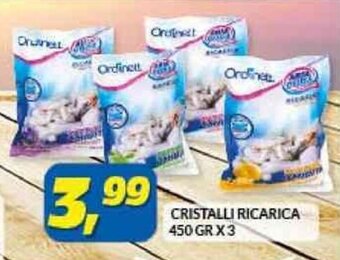 Risparmio Casa Ordinett Cristalli Ricarica 450 gr x 3 offerta