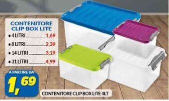 Contenitore Clip Box Lite 4Lt