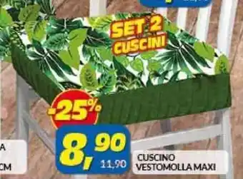 Risparmio Casa Cuscino Vestomolla Maxi Set 2 Cuscini offerta