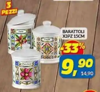 Barattoli x3Pz 15cm