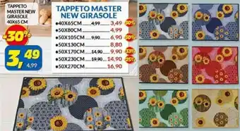 Tappeto Master New Girasole 40 x 65 cm