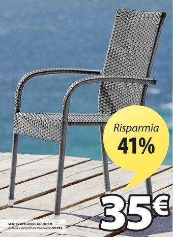 Sedia da giardino