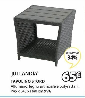 JYSK Tavolino offerta