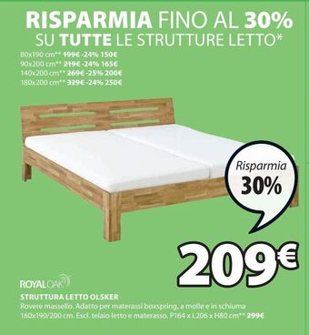 JYSK Struttura letto offerta