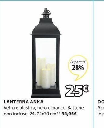 JYSK Lanterna offerta