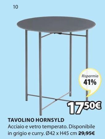 JYSK Tavolino offerta