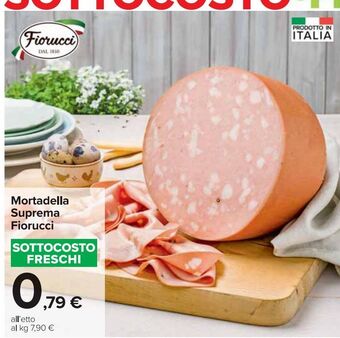 Mortadella suprema fiorucci