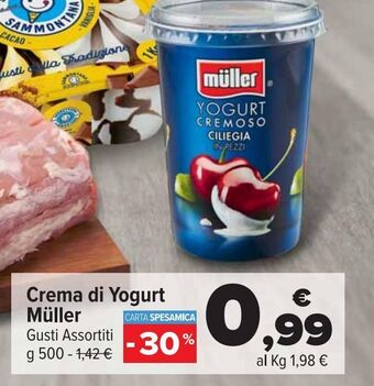 Carrefour Market Crema di yogurt muller offerta