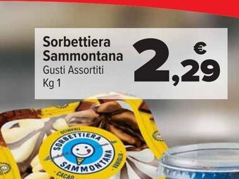Carrefour Market Sorbettiera sammontana offerta