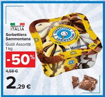 Carrefour Market Sorbettiera sammontana offerta