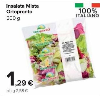 Insalata mista ortopronto