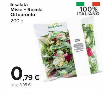 Carrefour Market Insalata mista + rucola ortopronto offerta
