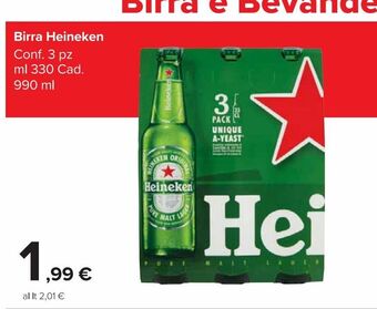 Carrefour Market Birra heineken offerta