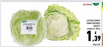 Conad Lattuga iceberg conad percorso qualità offerta