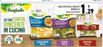 Conad Linea carta delle insalate bonduelle offerta